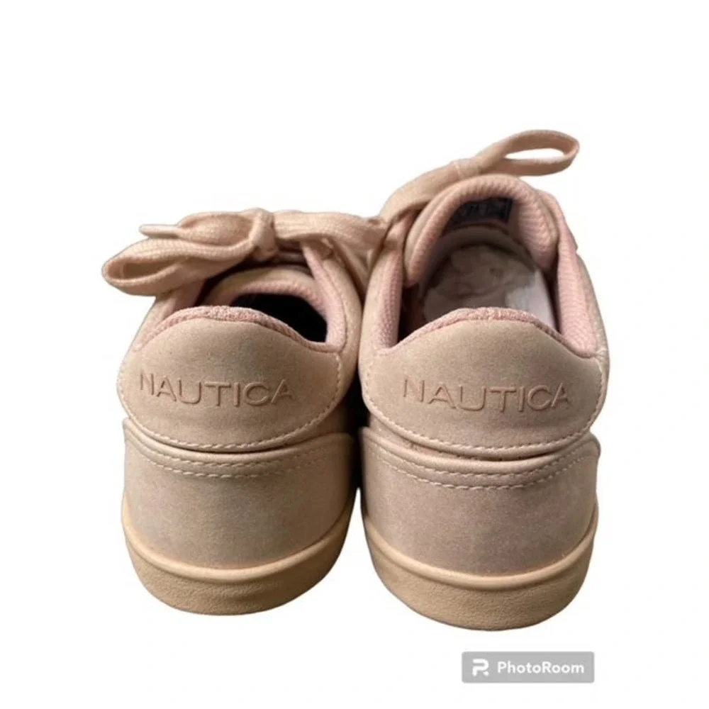 Nautica Steam Mineral Pink‎ (Beige) Girls Sneaker Sz 5 NWTs
